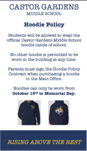 Hoodie Policy 